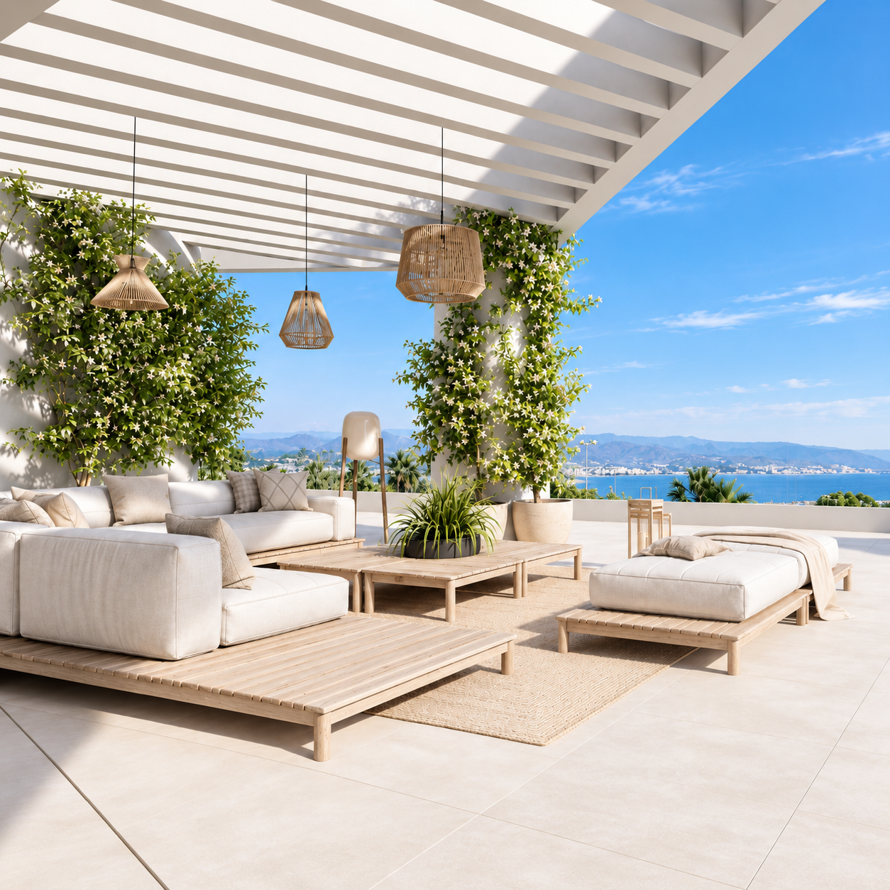 Terrace with sea views
